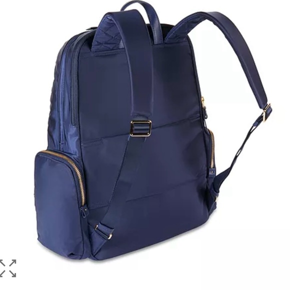 Tumi Voyageur Calais Navy Backpack (missing ID Tag) - Picture 3 of 15